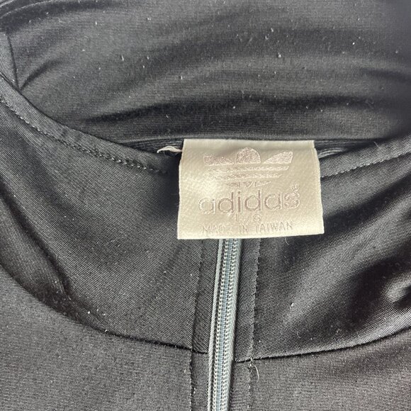 Vintage Adidas Trefoil Logo Track Jacket Mens L Red Black Grey White 80s 90s - Picture 6 of 13